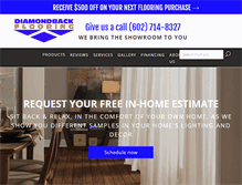 Tablet Screenshot of diamondbackflooring.com